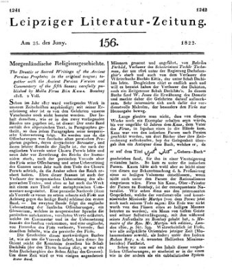 Leipziger Literaturzeitung Dienstag 25. Juni 1822