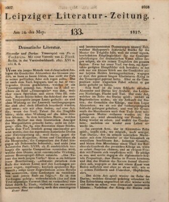 Leipziger Literaturzeitung Donnerstag 24. Mai 1827