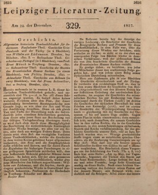 Leipziger Literaturzeitung Montag 24. Dezember 1827