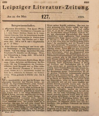 Leipziger Literaturzeitung Mittwoch 21. Mai 1828
