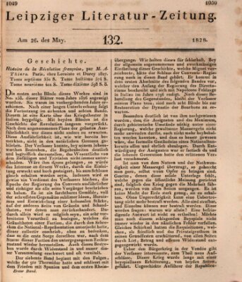 Leipziger Literaturzeitung Montag 26. Mai 1828