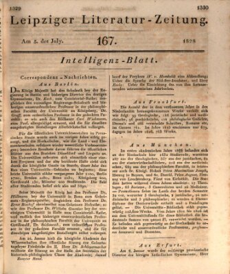 Leipziger Literaturzeitung Samstag 5. Juli 1828