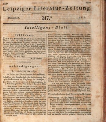 Leipziger Literaturzeitung Samstag 13. Dezember 1828