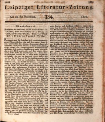 Leipziger Literaturzeitung Montag 29. Dezember 1828