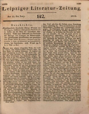 Leipziger Literaturzeitung Montag 15. Juni 1829