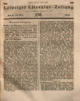 Leipziger Literaturzeitung Freitag 24. Juli 1829