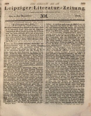 Leipziger Literaturzeitung Dienstag 1. Dezember 1829