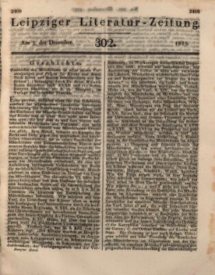 Leipziger Literaturzeitung Mittwoch 2. Dezember 1829