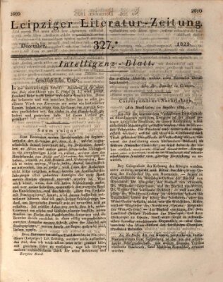 Leipziger Literaturzeitung Samstag 26. Dezember 1829