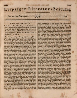 Leipziger Literaturzeitung Montag 13. Dezember 1830