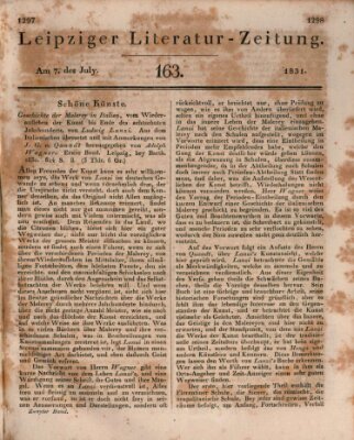 Leipziger Literaturzeitung Donnerstag 7. Juli 1831