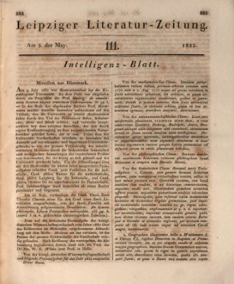 Leipziger Literaturzeitung Samstag 5. Mai 1832