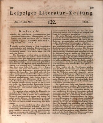 Leipziger Literaturzeitung Donnerstag 17. Mai 1832