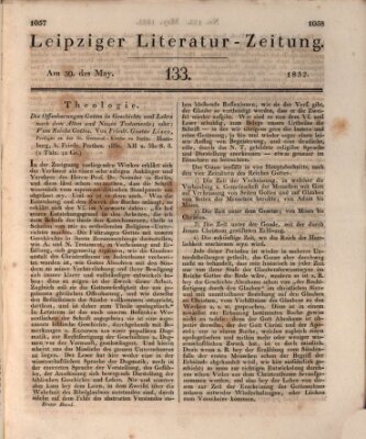 Leipziger Literaturzeitung Mittwoch 30. Mai 1832