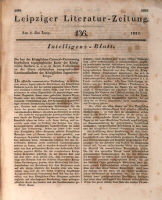 Leipziger Literaturzeitung Samstag 2. Juni 1832