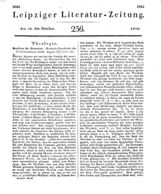 Leipziger Literaturzeitung Freitag 19. Oktober 1832