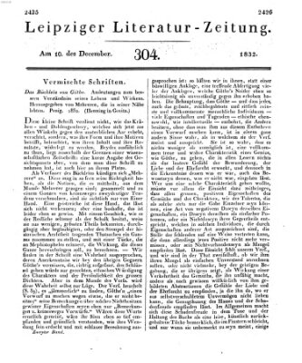 Leipziger Literaturzeitung Montag 10. Dezember 1832