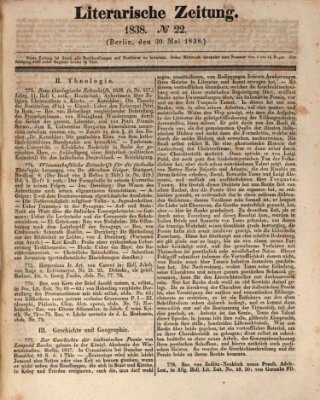 Literarische Zeitung Mittwoch 30. Mai 1838