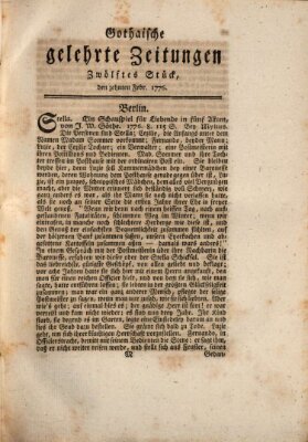 Gothaische gelehrte Zeitungen Samstag 10. Februar 1776