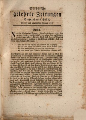 Gothaische gelehrte Zeitungen Samstag 24. Februar 1776