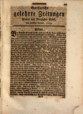 Gothaische gelehrte Zeitungen Samstag 12. Juni 1779