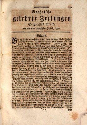 Gothaische gelehrte Zeitungen Mittwoch 28. Juli 1779