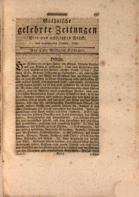 Gothaische gelehrte Zeitungen Mittwoch 19. Oktober 1785