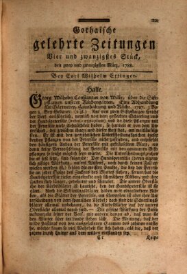 Gothaische gelehrte Zeitungen Samstag 22. März 1788