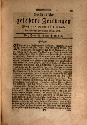 Gothaische gelehrte Zeitungen Mittwoch 26. März 1788