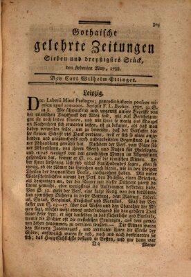 Gothaische gelehrte Zeitungen Mittwoch 7. Mai 1788