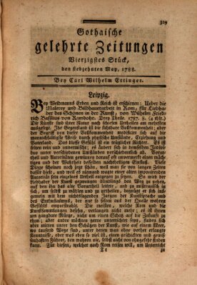 Gothaische gelehrte Zeitungen Samstag 17. Mai 1788