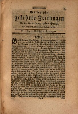 Gothaische gelehrte Zeitungen Mittwoch 23. Juli 1788