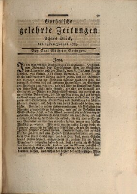 Gothaische gelehrte Zeitungen Mittwoch 28. Januar 1789