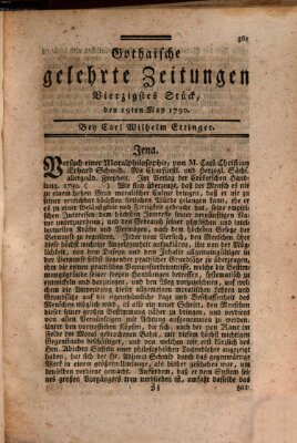 Gothaische gelehrte Zeitungen Mittwoch 19. Mai 1790