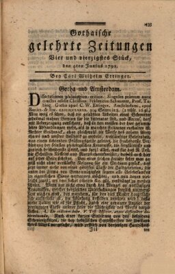 Gothaische gelehrte Zeitungen Samstag 4. Juni 1791