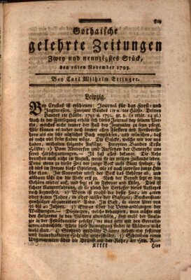 Gothaische gelehrte Zeitungen Samstag 16. November 1793