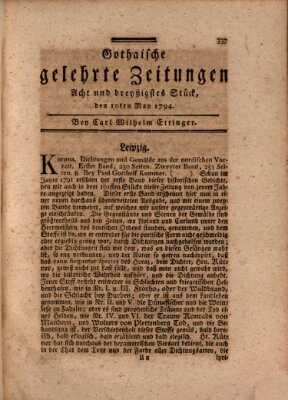 Gothaische gelehrte Zeitungen Samstag 10. Mai 1794