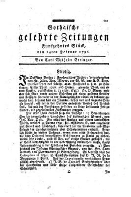 Gothaische gelehrte Zeitungen Mittwoch 24. Februar 1796