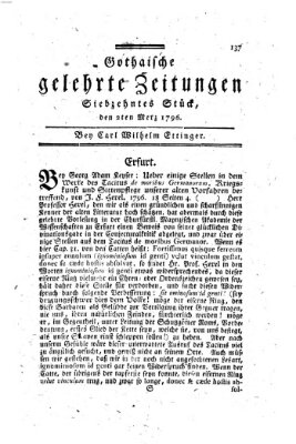 Gothaische gelehrte Zeitungen Mittwoch 2. März 1796