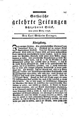 Gothaische gelehrte Zeitungen Samstag 5. März 1796