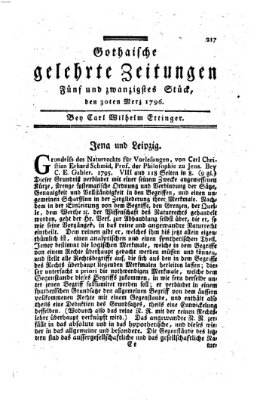 Gothaische gelehrte Zeitungen Mittwoch 30. März 1796