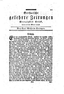 Gothaische gelehrte Zeitungen Samstag 21. Mai 1796