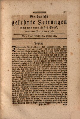 Gothaische gelehrte Zeitungen Samstag 10. Dezember 1796