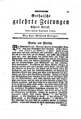 Gothaische gelehrte Zeitungen Samstag 28. Januar 1797