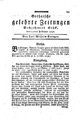 Gothaische gelehrte Zeitungen Samstag 25. Februar 1797