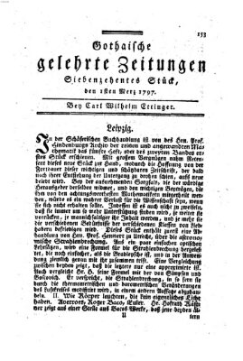 Gothaische gelehrte Zeitungen Mittwoch 1. März 1797