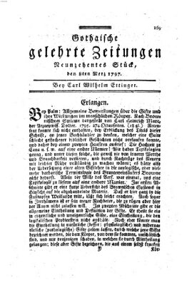 Gothaische gelehrte Zeitungen Mittwoch 8. März 1797