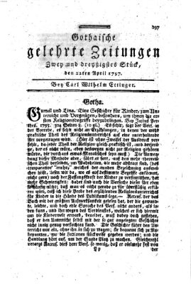 Gothaische gelehrte Zeitungen Samstag 22. April 1797