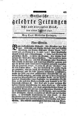 Gothaische gelehrte Zeitungen Samstag 17. Juni 1797