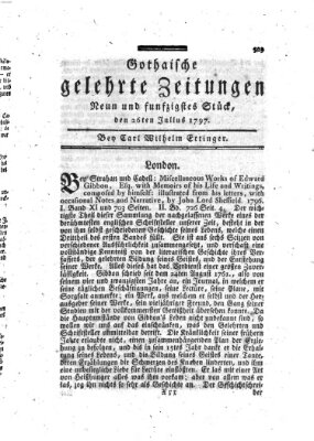 Gothaische gelehrte Zeitungen Mittwoch 26. Juli 1797